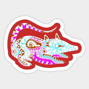 tlacuache mariachi skunk ecopop Sticker